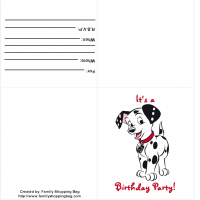 Dalmatian Invitation