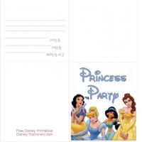 Disney Princess Invitation