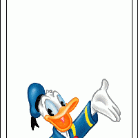 Donald Duck Disney Bookmark