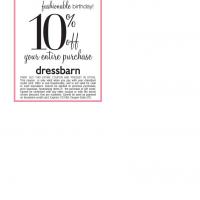 Dressbarn 10% Off on Your Entire Purchase