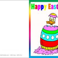 Duck Out Of An Easter Egg