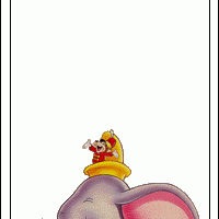 Dumbo Disney Bookmark