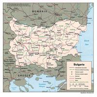 Europe- Bulgaria Political Map