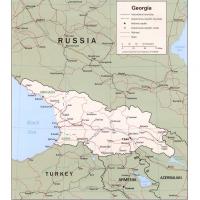 Europe- Georgia Political Map