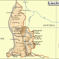 Liechtenstein Europe Map