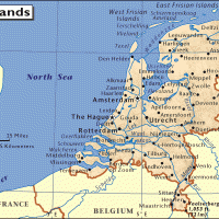 Europe- Netherlands General Reference Map
