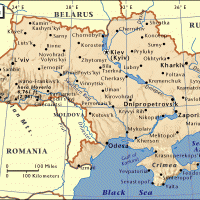 Europe- Ukraine General Reference Map