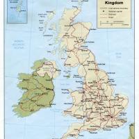 Europe- United Kingdom Political Map