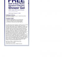 Bath & Body WorksFree Shower Gel