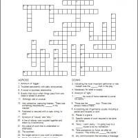 Crossword on Printable General Crossword 1   Freeprintable Com