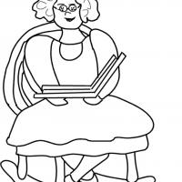 Grandmother Reading Stories
