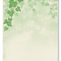 Green Invy Blank Card Invitation