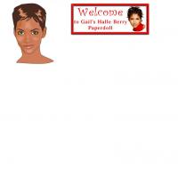 Halle Berry Paper Doll
