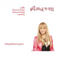 Hannah Montana Invitation