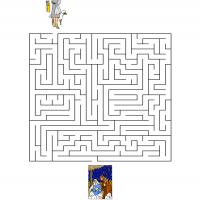 Help The Sheperd Find His Way To The Stable