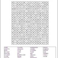 Free Crossword Puzzles Print on Cooking Word Searches