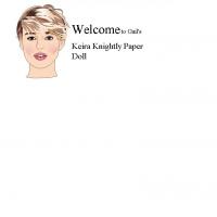 Keira Knightley Paper Doll