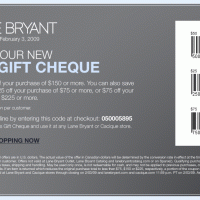 Lane Bryant $50 Gift Cheque