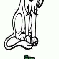 Lion Coloring Bookmark