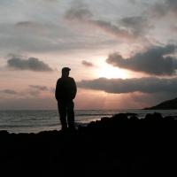 Man With Sunset