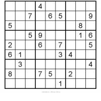 Free Printable Sudoku Games on Printable Medium Sudoku 9   Freeprintable Com