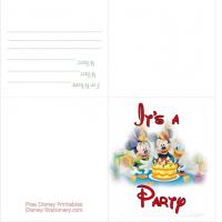 Mickey & Friends Invitation