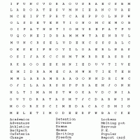 Christmas Crossword on Printable Middle School Word Search   Freeprintable Com