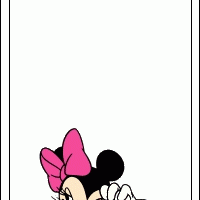 Minnie Mouse Bookmark 2