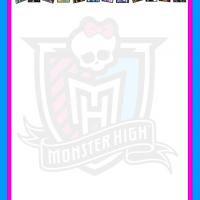 Monster High Characters Stationery