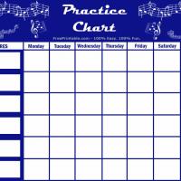 Music Practice Chart