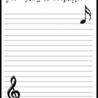 Music Coloring Pages on Printable Musical Stationary   Freeprintable Com