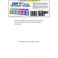 Nexcare Save $1 on Any Purchase of 2 Bandages