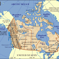 North America- Canada General Reference Map