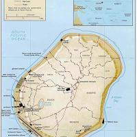 Oceania- Nauru Political Map