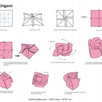 Rose Box Origami