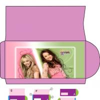 Pink Hannah Montana Envelope