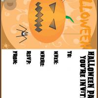 Pumpkin Halloween Party Invitation
