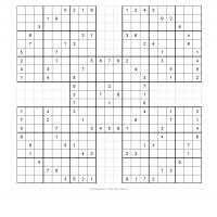 Free Printable Samurai Sudoku on Samurai Sudoku Puzzle 4 Samurai Sudoku Puzzle 3 Samurai Sudoku