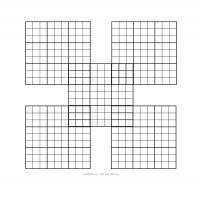 Free Printable Sudoku Games on Printable Samurai Sudoku Puzzle Blank Grid   Freeprintable Com