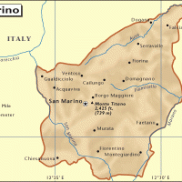 Europe- San Marino General Reference Map