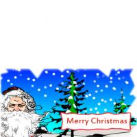 Santa Christmas Greeting