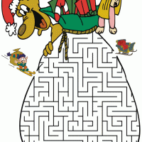 Santa Sack Maze