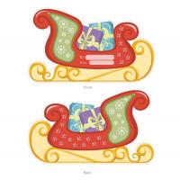 Santa's Sleigh and Gift Card Holder