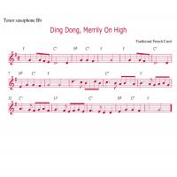 Saxophone - Ding Dong Merrily On High