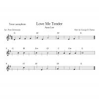 Saxophone - Love Me Tender