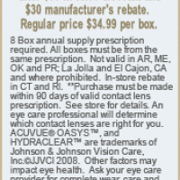 Sears Acuvue Oasys Discount