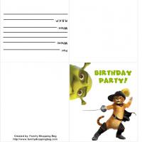 Shrek Invitation