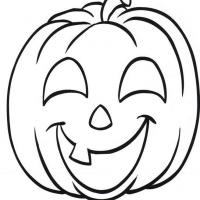 happy jack o lantern cartoon