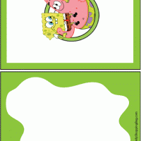 SpongeBob and Patrick Invitation