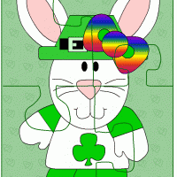 St. Patricks's Day Bunny